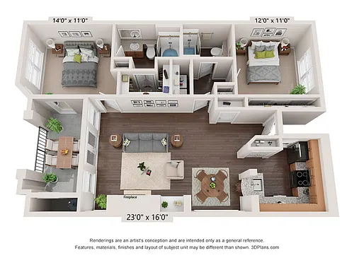 Floor plan C2