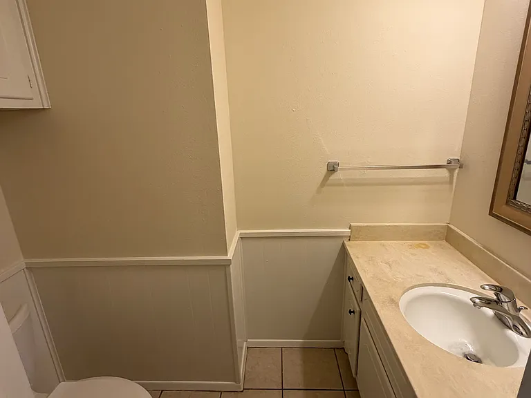 Half bath in master