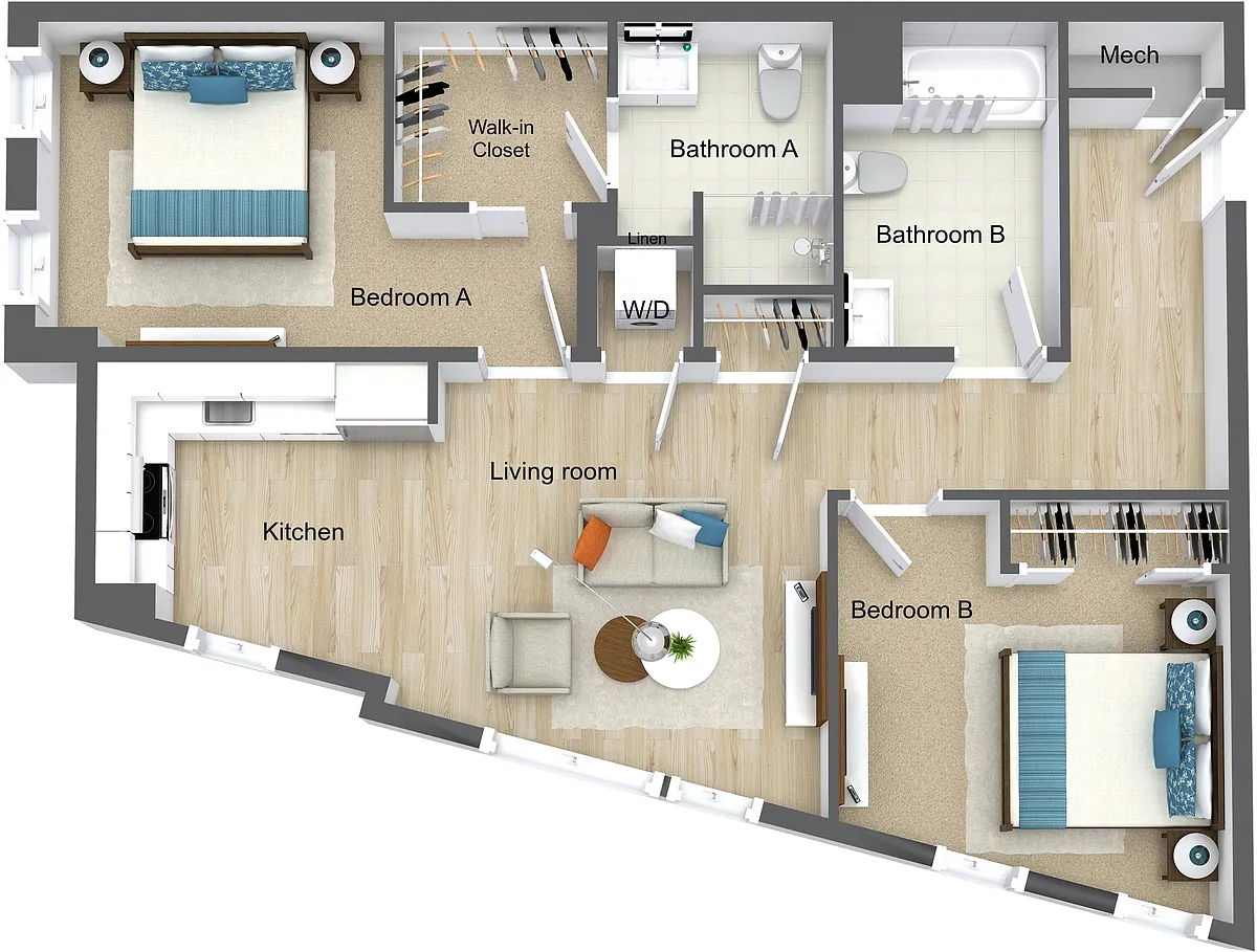 Floor plan B3