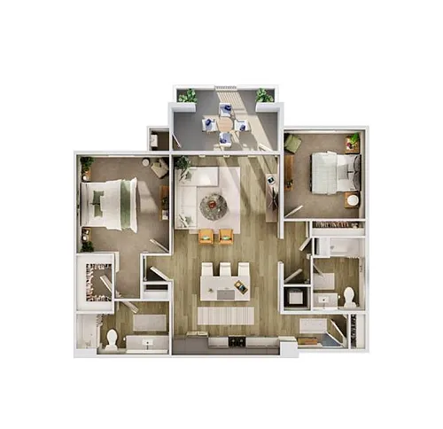 Floor plan 2B