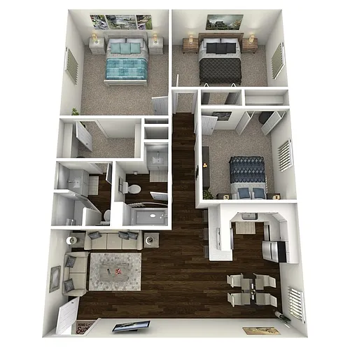 Floor plan Caladesi A