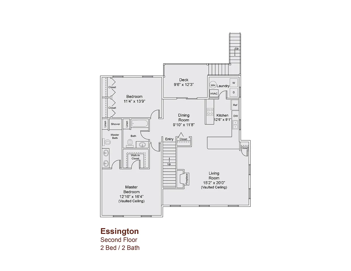 Floor plan Essington 2nd Floor