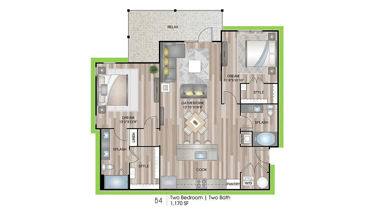 Floor plan B4