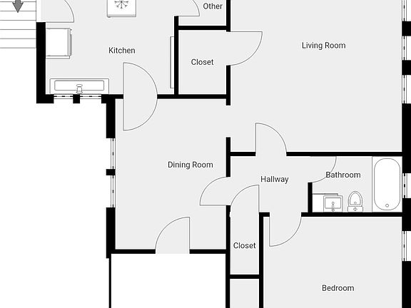 Spacious floor plan!