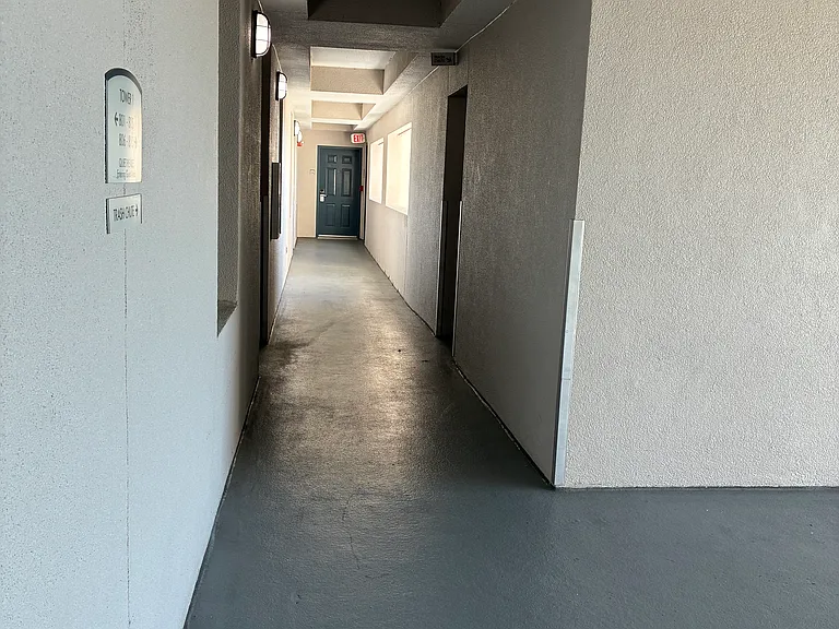 Hallway near elevator