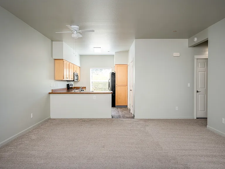 Southside Townhomes | Living Area & Kitchen
