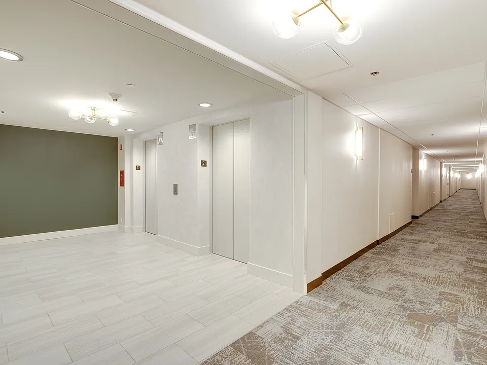 Newly renovated corridors