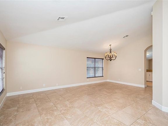 View from Foyer entrance to Formal Living & Dining Areas