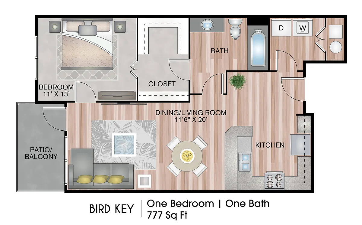 Floor plan Birde Key