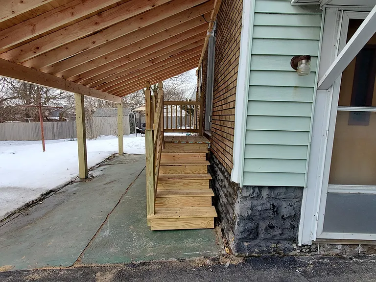 Back Porch to patio area