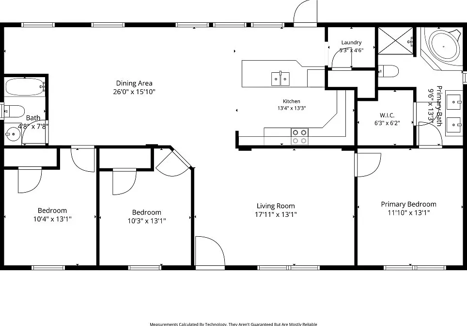 3 bed, 1340 sqft, $1,600 — Photo 2