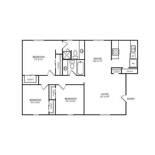 Floor plan C1