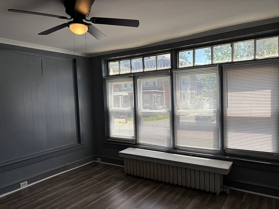 Living room front windows