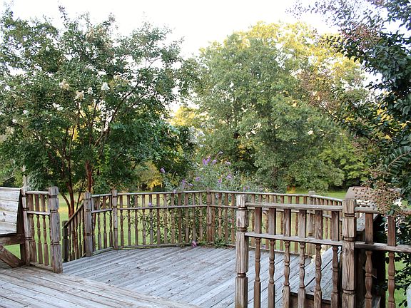 Portion of rear deck