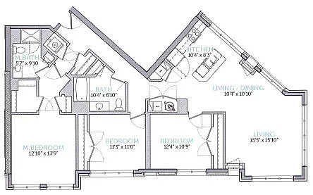 Floor plan 1-C2