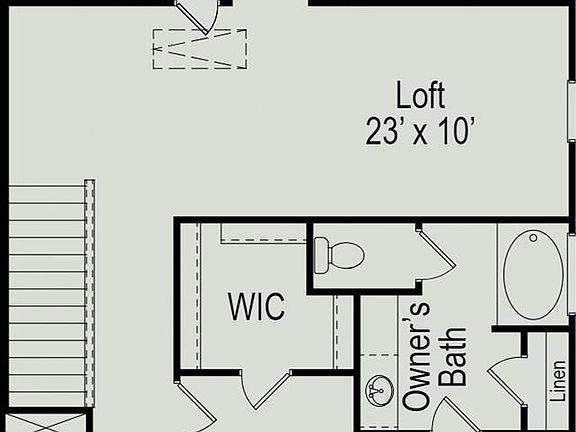 Base Second Floor Plan - ask about our options