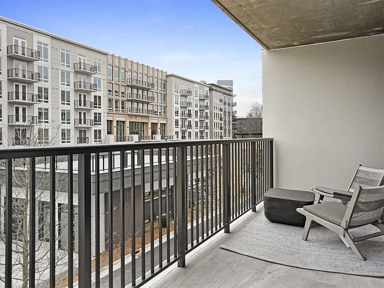 Outside balcony patio space