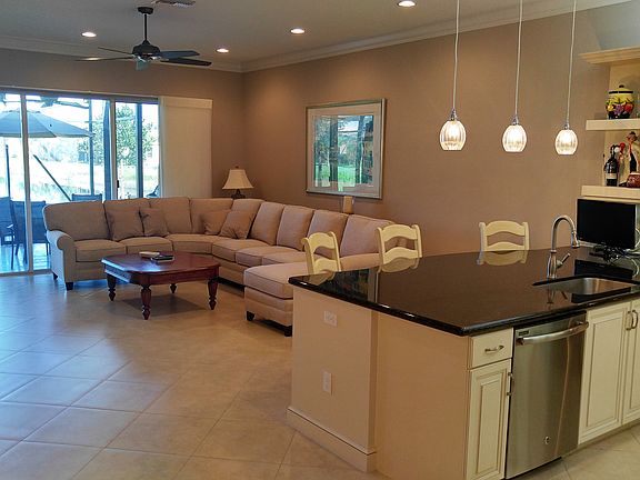 Great room and kitchen