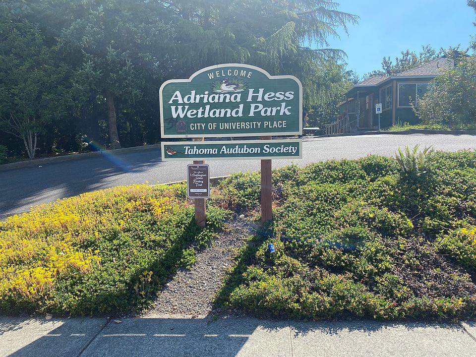 Adrianna Hess Wetland Park is across the street from the Townhome Community