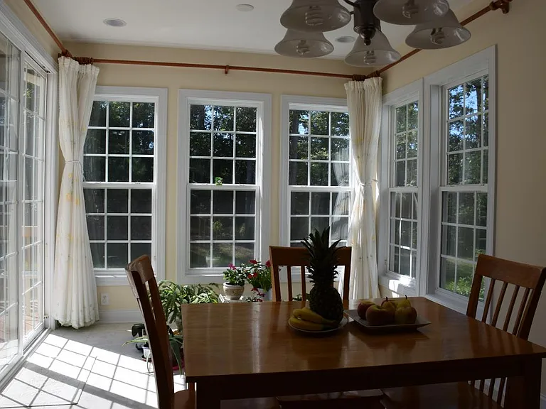 Breakfast area and sunroom