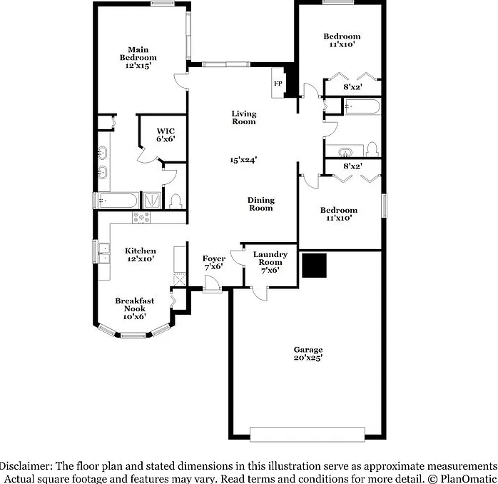 3 bed, 2.0 bath, 1516 sqft, $2,455 — Photo 2