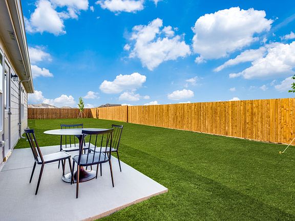 Spacious, fenced-in backyard