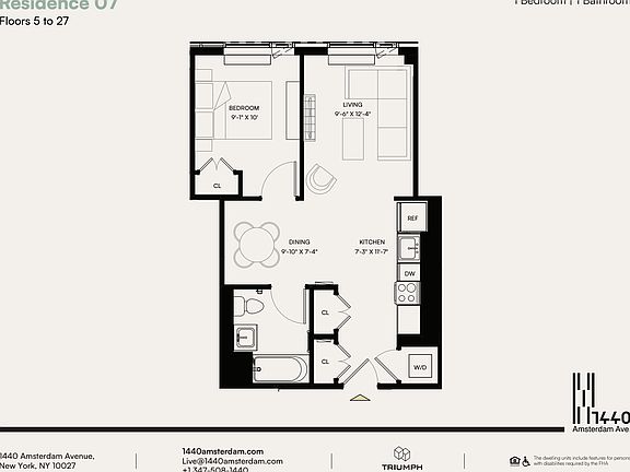 2nd image of 1440 Amsterdam Ave #1107
