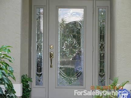 Designer Impact Glass Front Door