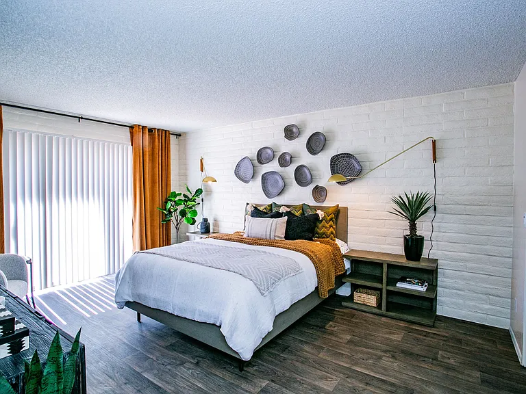 Bedrooms with Faux Wood Flooring*