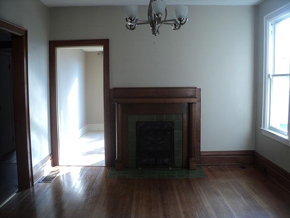 Dining Room with fireplace