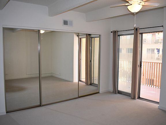 Master Bedroom with Large Closet and Balcony