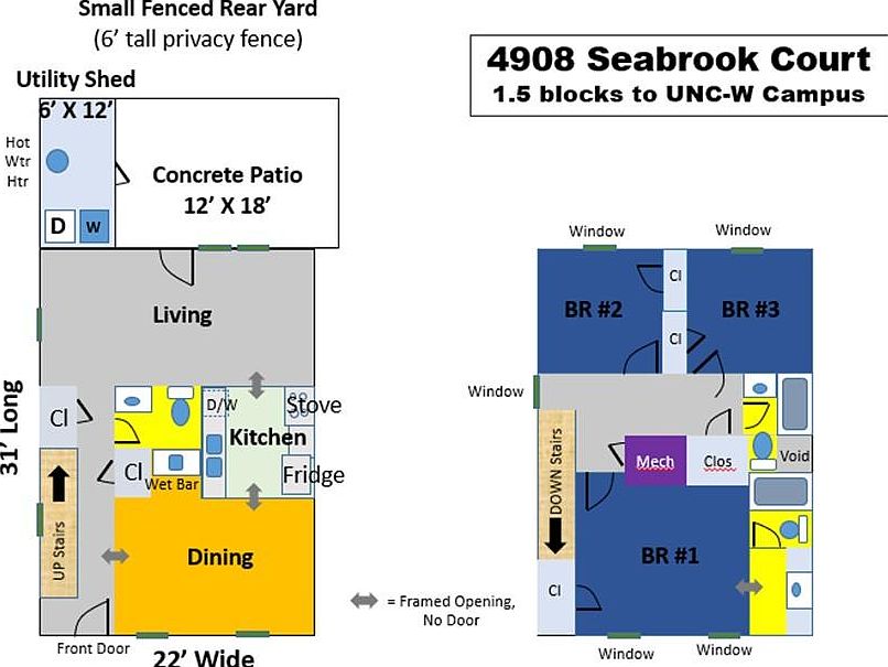 1st and 2nd FLOOR PLANS