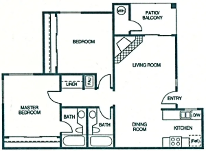 Floor plan 2B2OC