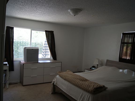 Main floor master bedroom with two large closets