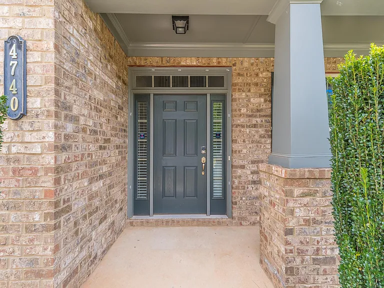 Front Porch and main entrance door, comes with Schalge Electronic deadbolt