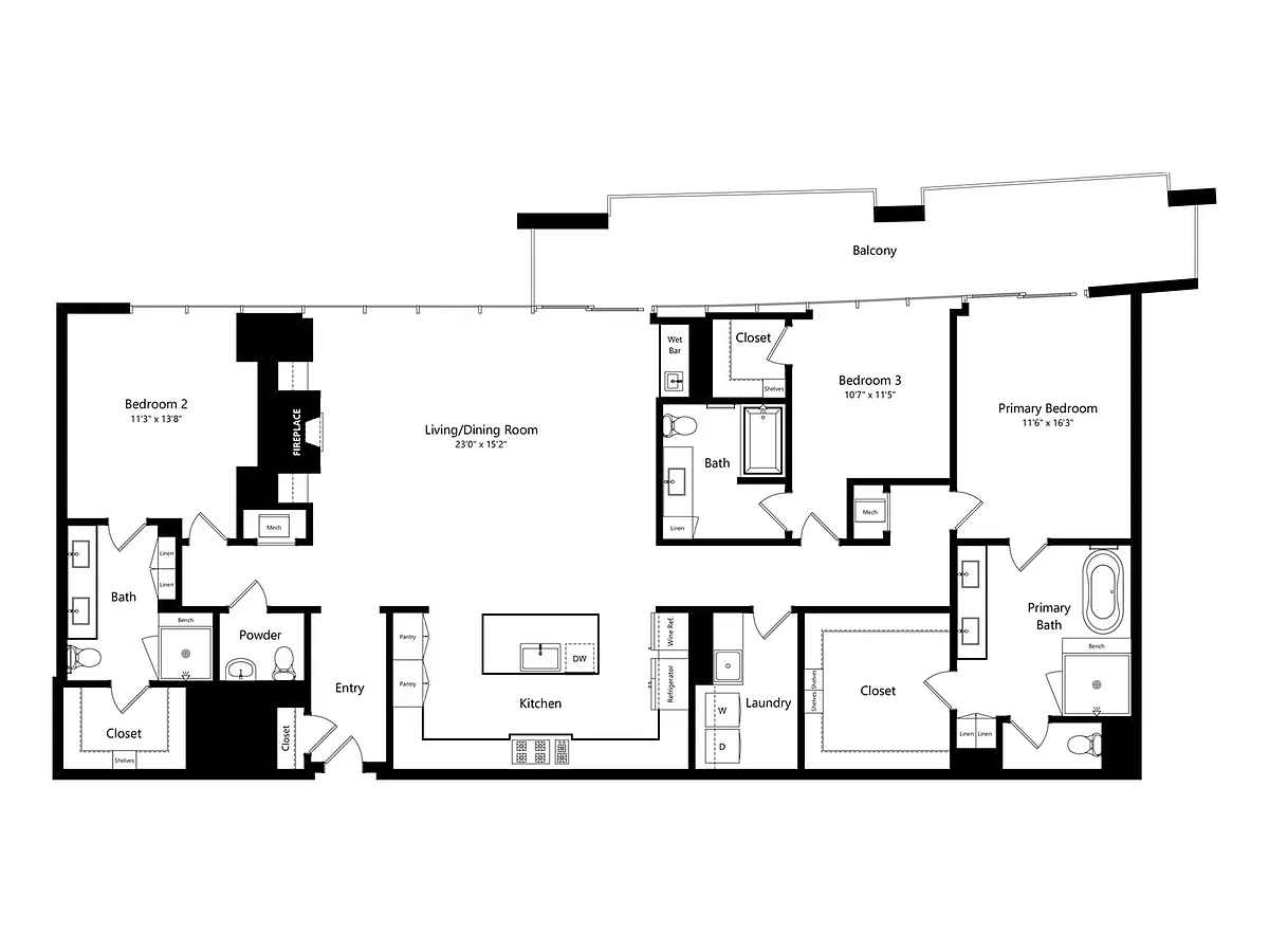 Floor plan PH8