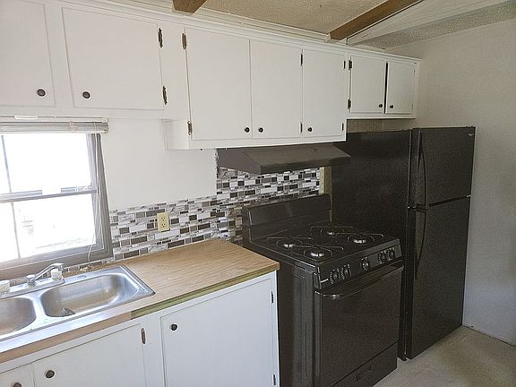 kitchen with gas range