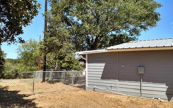 Fenced yard