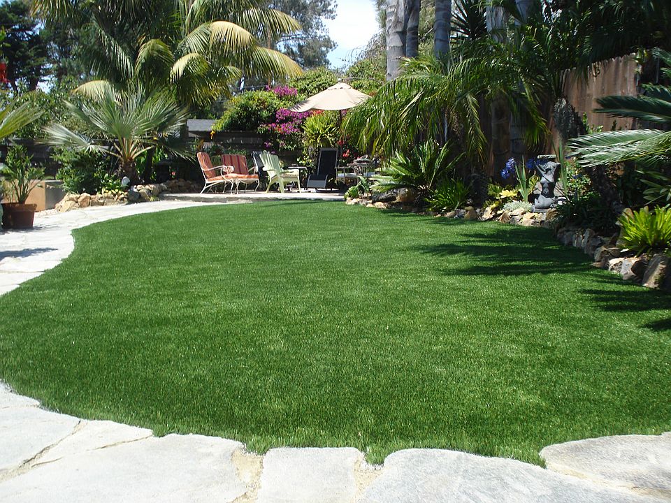 Easy Turf backyard