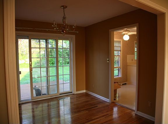 Dining Room and deck
