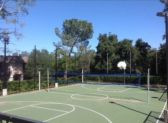 Basketball / volleyball courts