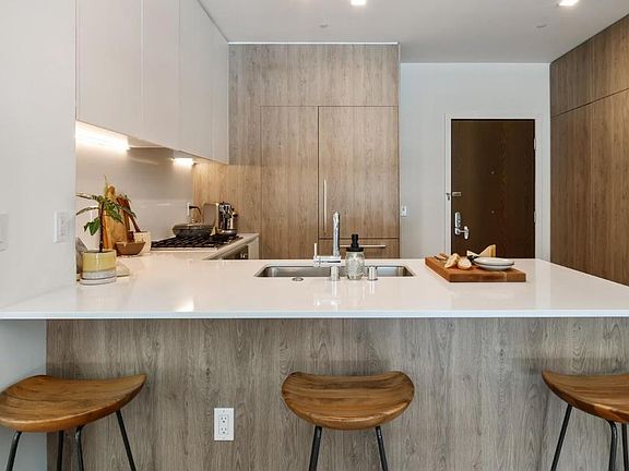 Staged kitchen room. Furniture not included.