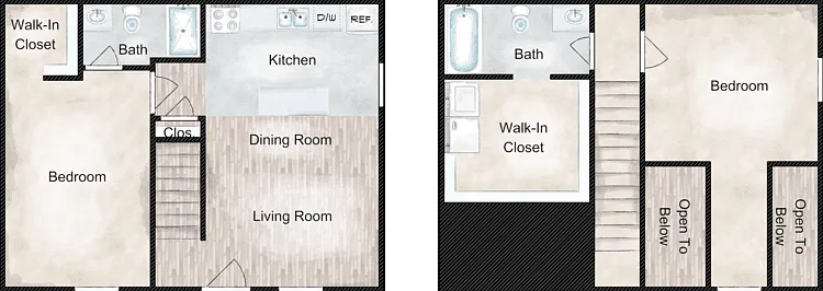 B1 Renovated Floorplan Diagram