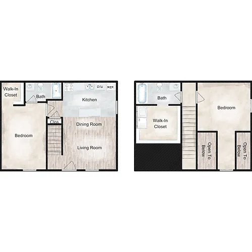 Floor plan B1 Renovated