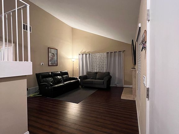 Entry way looking at the living room.