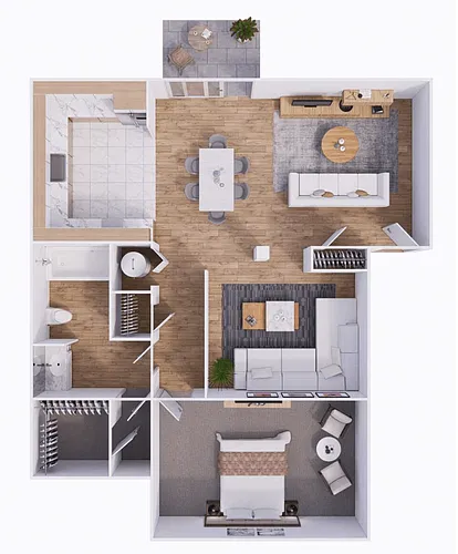 Floor plan Newman Den