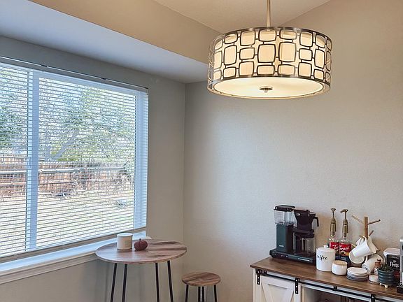 Coffee bar off kitchen