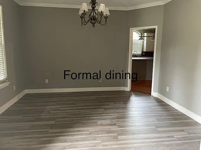 Formal dining area