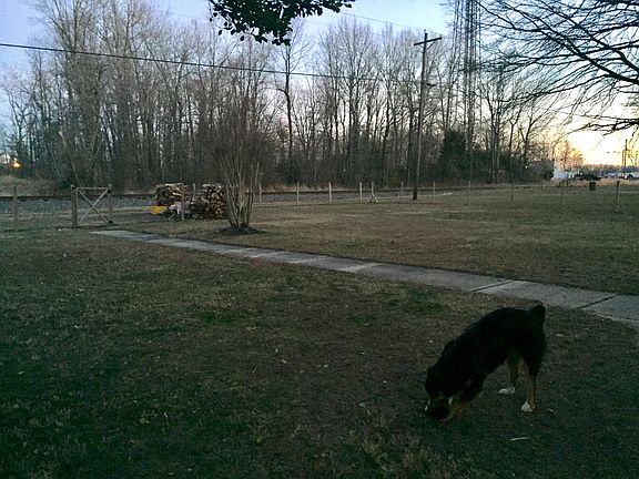 Looking from the porch