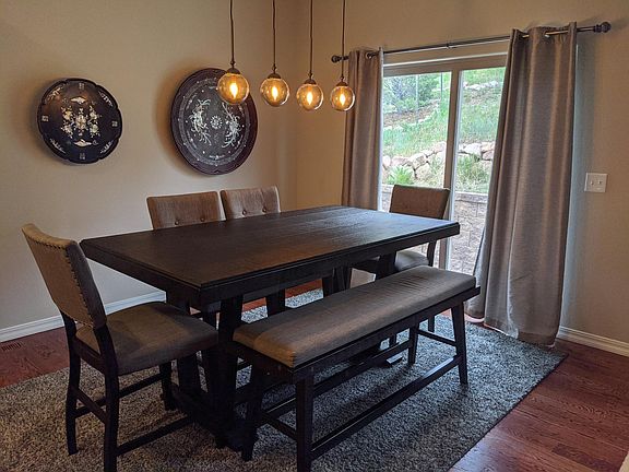 Dining nook with outdoor patio access